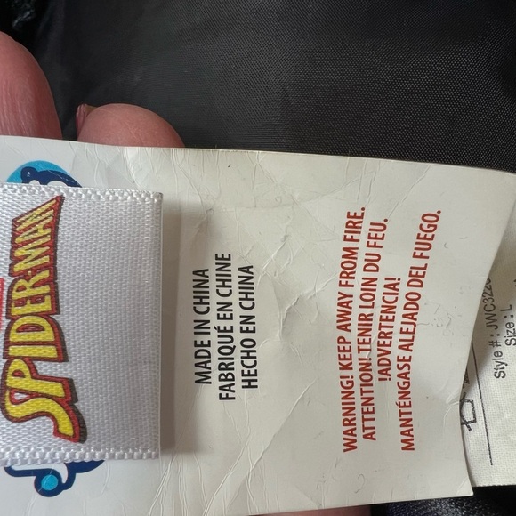 Marvel Black Spider-Man Costume Youth L - Picture 10 of 12